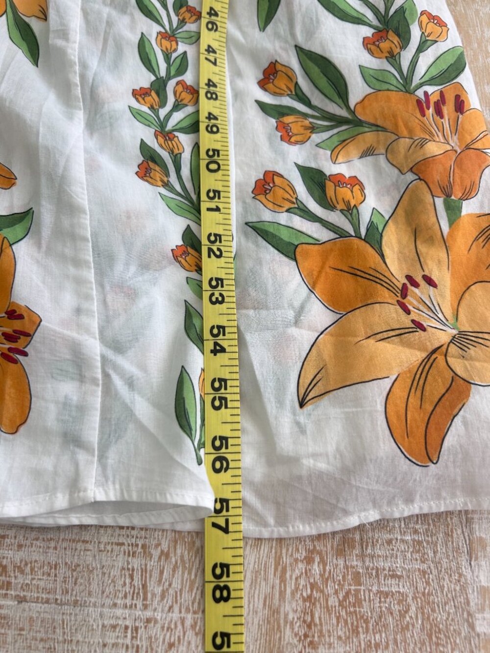 Farm Rio Tropical Lightness White/Yellow Floral Maxi Dress Size Medium NWT - Picture 12 of 13